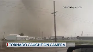 Tornado in Texas caught on camera