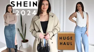 HUGE SHEIN TRY ON HAUL SPRING/ WINTER 2024 | Wardrobe Capsule Items, Coats, Accessories & More