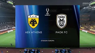 ΑΕΚ – ΠΑΟΚ (24/05/2023) Τελικός Κύπελλο Ελλάδας FIFA 23