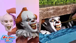 Como hacer Escultura IT Pennywise en alcantarilla con Plastilina | How to pennywise | DibujAme Un...