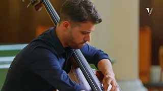 JS Bach. Suite BWV 1007 for solo cello: Prelude. Played by Luis Cabrera, Double Bass Part 1 of 6