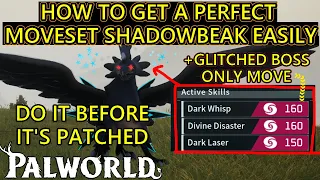 Get the PERFECT Moveset Shadowbeak with Hidden Skills. ALL BEST SKILLS in Palworld on One Pal