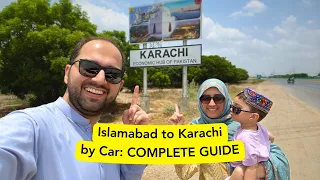 Islamabad to Karachi by ROAD with FAMILY | Total Cost with Toyota Yaris in 2023