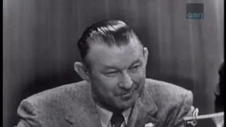 What's My Line? - Chuck Dressen; Abe Burrows [panel] (Sep 28, 1952)