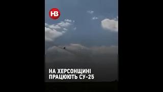 На Херсонщині працюють Су-25 Повітряних Сил #shorts