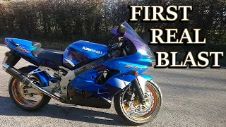 Kawasaki Ninja ZX9r First Blast In Seven Years!