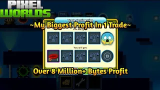 Spending Over 20 Million Byte Coins On Expensive Items! | Pixel Worlds