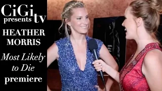 Heather Morris Interview on Acting & Motherhood at "Most Likely to Die" Premiere