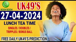 UK 49s Lunch time prediction UK49 today Tea time prediction UK49 Live Play UK49 Lottery UK49 Lotto