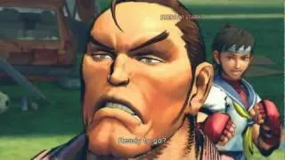 (Super) Street Fighter IV (AE) - Dan's Rival Cutscene English Ver. (1080p)