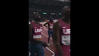 Noah Lyles wasn’t playing around in the 2023 world champs #fast #insane #viral #blowup #shorts