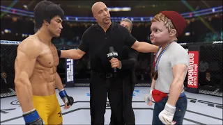 Bruce Lee vs. Mini Khabib - EA Sports UFC 4 - Epic Fight 🔥🐲