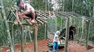 Video: 10 days of making a bamboo tent pant 1