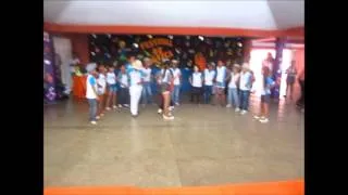 Projeto Caçulas do Pandeiro na Escola Santos Dumont Cuiabá MT.