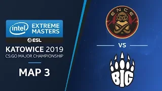 CS:GO -  ENCE vs. BIG [Overpass] Map 3 Swiss Ro3  -  Legends Stage -  IEM Katowice 2019