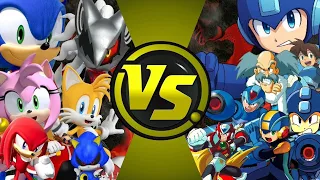SONIC vs MEGA MAN HYPER WAR! (Mega Man vs Sonic the Hedgehog) | Cartoon Fight Club Episode 354