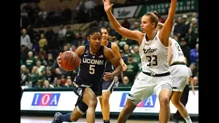 UConn Women's Basketball Highlights v. USF 01/06/2018