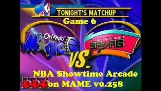 NBA Showtime Arcade on MAME v0.258 (Game 6)