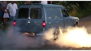 Fords and Retro Cars leaving a Car Meet - July '16