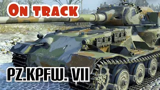 PZ.KPFW. VII ON track German tech tree on track || WOT Console Hot Wheels PS4 XBOX