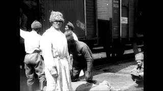 Барнаул 99 лет назад.  Кинохроника 1919 года. Barnaul 99 years ago. French newsreel of 1919.