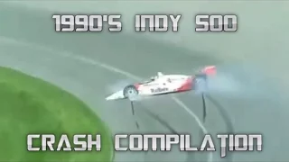 1990's Indy 500 Crash Compilation