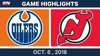 NHL Highlights | Oilers vs. Devils - Oct. 6, 2018