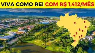 10 Cidades para Viver BEM com Menos de R$ 1.412/mês no Brasil