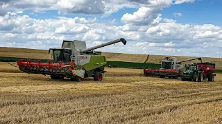 Żniwa 2023 - Claas Lexion 460 & 760