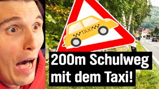 Paluten REAGIERT auf Realer Irrsinn: Mit dem Taxi zur Schule & Vater Staat zahlt!