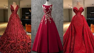 Beautiful ball gowns | prom dresses | Red themed | 2021