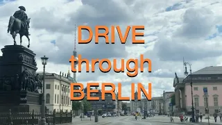 Drive through Berlin Siegessäule, Brandenburger Tor, Fernsehturm and Karl-Marx-Allee