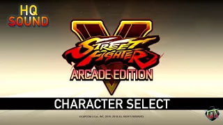 HQ Character Select THEME / Street Fighter Arcade Edition