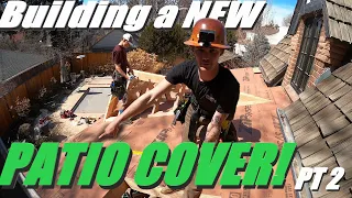 Building a New Patio Cover pt 2