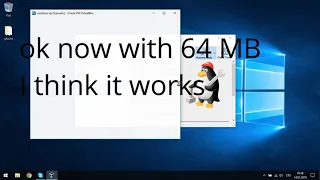 running windows xp with 4,8,32,64,128,256 MB of ram