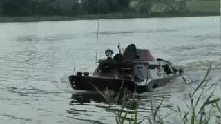 BRDM-2 БРДМ AMFIBIA Skok do wody прыжок в воду POLSKA