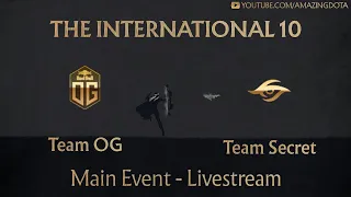 🔴 Team Secret vs Team OG | BO3 | The International 10 - TI 10 | Main Event | Amazing Dota 2