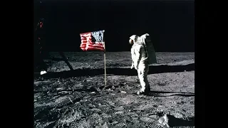 Historic Apollo 11 Moonwalk Footage