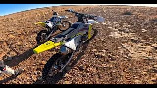 Husky FX 350 vs Husky TX 300 CH-Rock 2023 Winter Ride