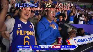 PILIPINAS  vs  CHINA  @ FIBA Basketball World Cup 2023
