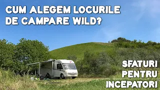 How do we choose campsites outside campsites in Europe?