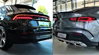 New Mercedes GLE Coupe 2023 vs New Audi Q8 2023 - Headlights Comparison by Supergimm