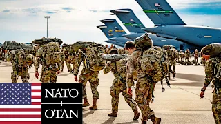 U.S. Army, NATO. Soldiers of the 82nd Airborne Division prepare for defense in Romania.