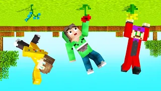 MINECRAFT But EVERYTHING Is UPSIDE DOWN! (Impossible)