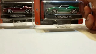 Cracktastic Fantastic. Greenlight AMC Javelin AMX Muscle Car Garage Series 10 Regular & Greenie