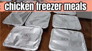 15 CHICKEN FREEZER MEALS | FREEZER MEAL PREP ON A BUDGET