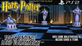 Harry Potter and the Philosopher's Stone (PS2, XBOX, GCN) 100% ENDING! FINAL PART No Commentary