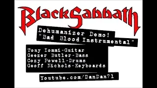 Black Sabbath Bad Blood instrumental Version Dehumanizer