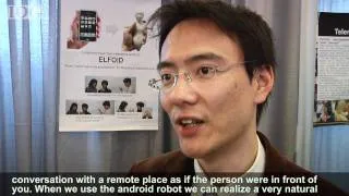 CHI2011: Telenoid robot attempts emotions