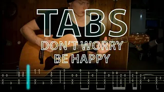 (TABS) Bobby McFerrin - Don't Worry Be Happy || Fingerstyle Guitar